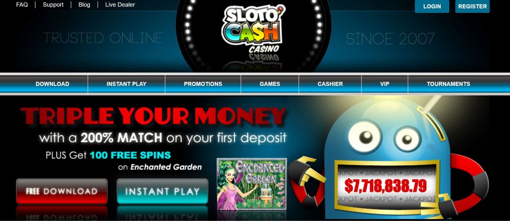 sloto cash online casino review