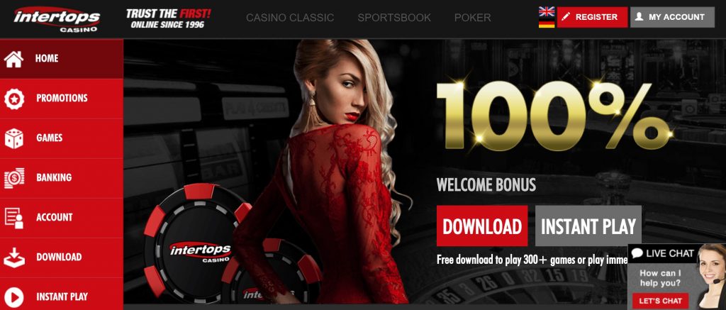 Intertops Online Casino Review