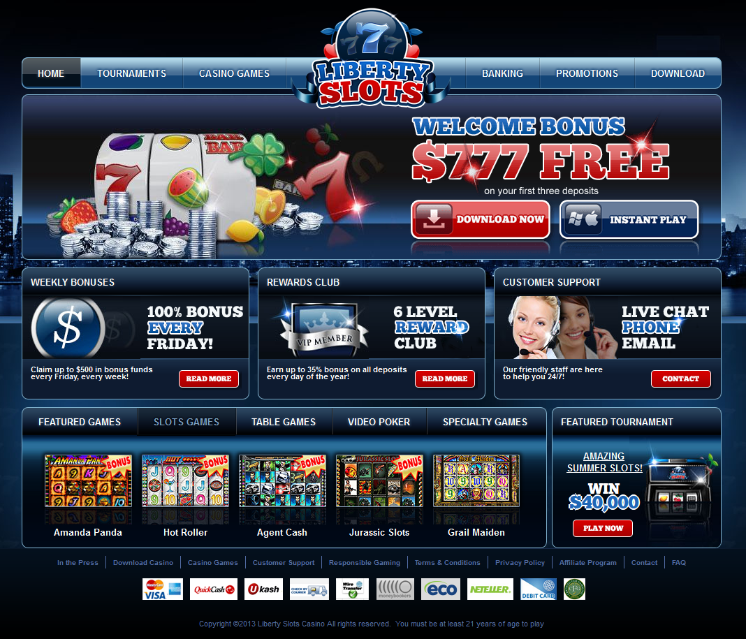 Liberty Slots Casino Review all the info you need to get you starting