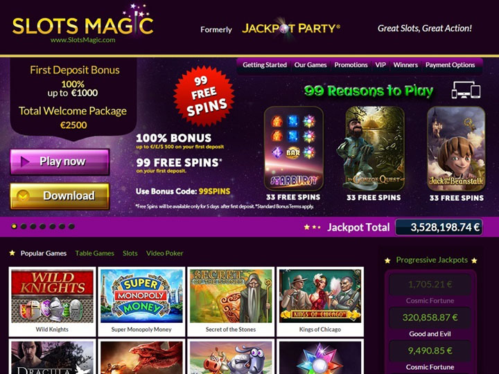 Slotsmagic bonus